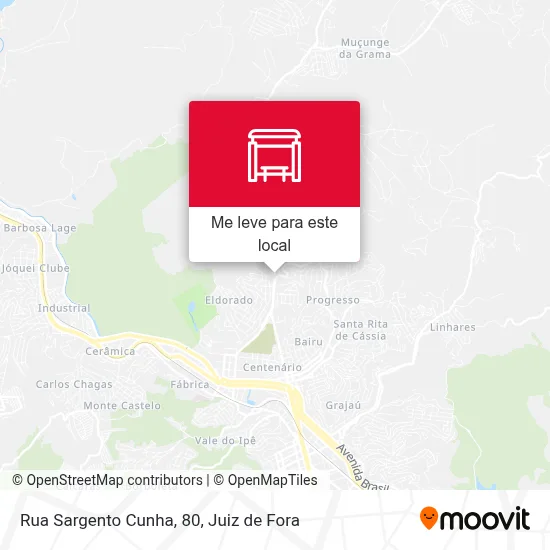 Rua Sargento Cunha, 80 mapa
