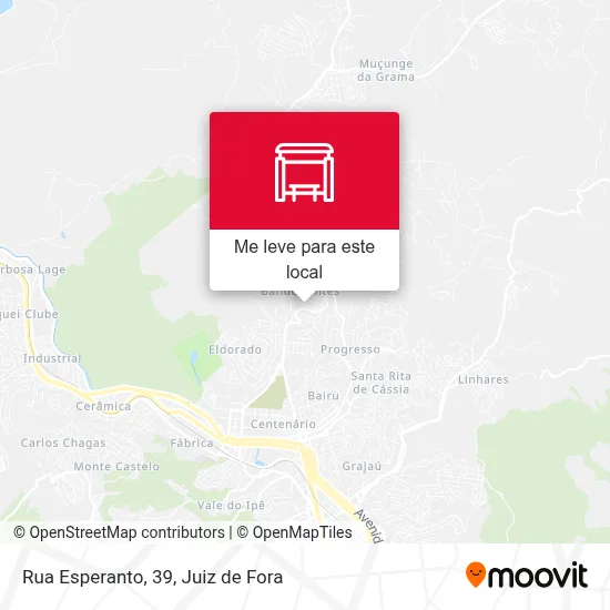 Rua Esperanto, 39 mapa