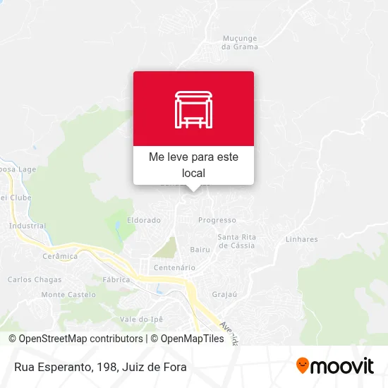 Rua Esperanto, 198 mapa