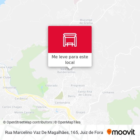Rua Marcelino Vaz De Magalhães, 165 mapa
