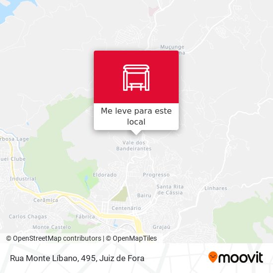 Rua Monte Líbano, 495 mapa