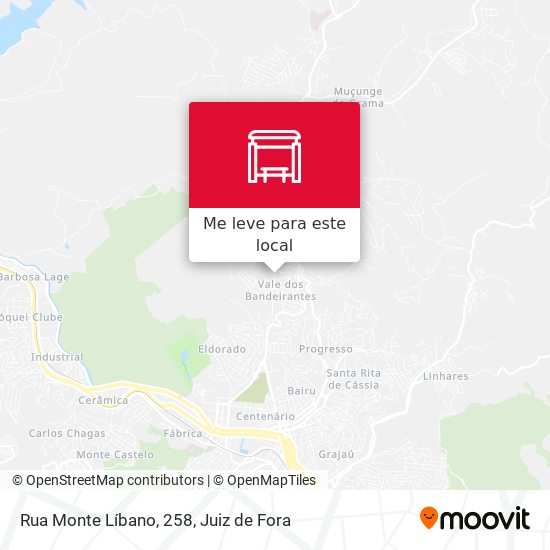 Rua Monte Líbano, 258 mapa
