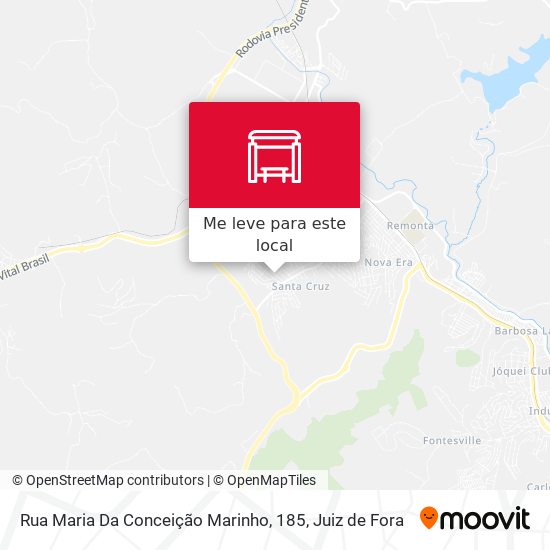 Rua Maria Da Conceição Marinho, 185 mapa