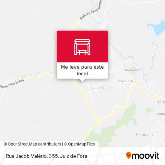 Rua Jacob Valério, 355 mapa