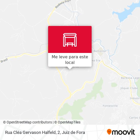 Rua Cléa Gervason Halfeld, 2 mapa