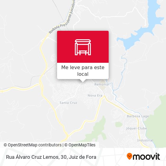 Rua Álvaro Cruz Lemos, 30 mapa