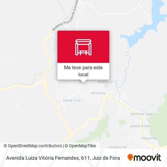 Avenida Luiza Vitória Fernandes, 611 mapa