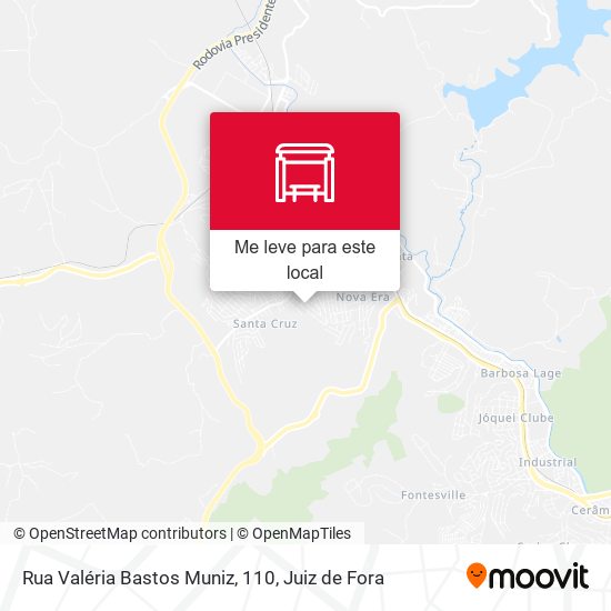 Rua Valéria Bastos Muniz, 110 mapa