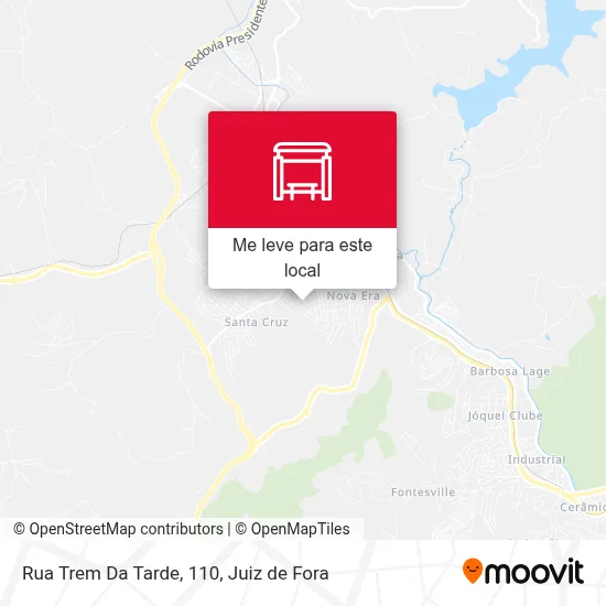 Rua Trem Da Tarde, 110 mapa