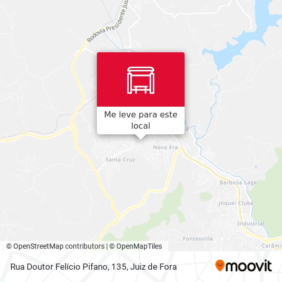 Rua Doutor Felício Pifano, 135 mapa