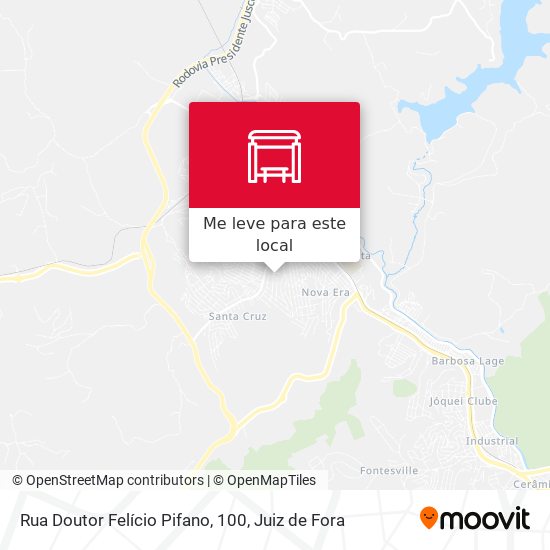 Rua Doutor Felício Pifano, 100 mapa