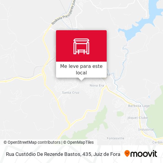 Rua Custódio De Rezende Bastos, 435 mapa