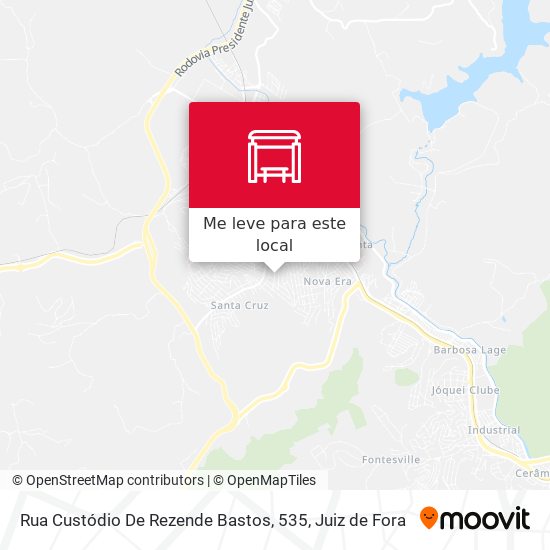Rua Custódio De Rezende Bastos, 535 mapa