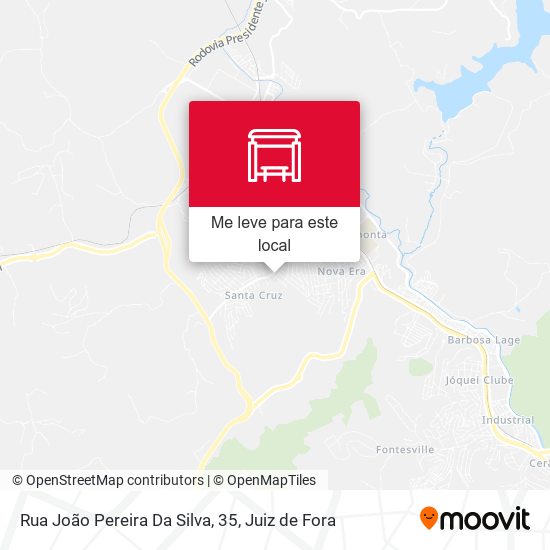 Rua João Pereira Da Silva, 35 mapa