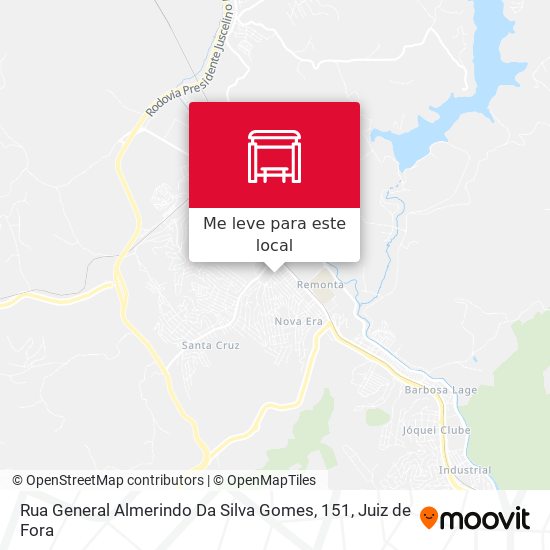 Rua General Almerindo Da Silva Gomes, 151 mapa