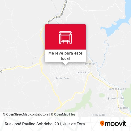 Rua José Paulino Sobrinho, 201 mapa