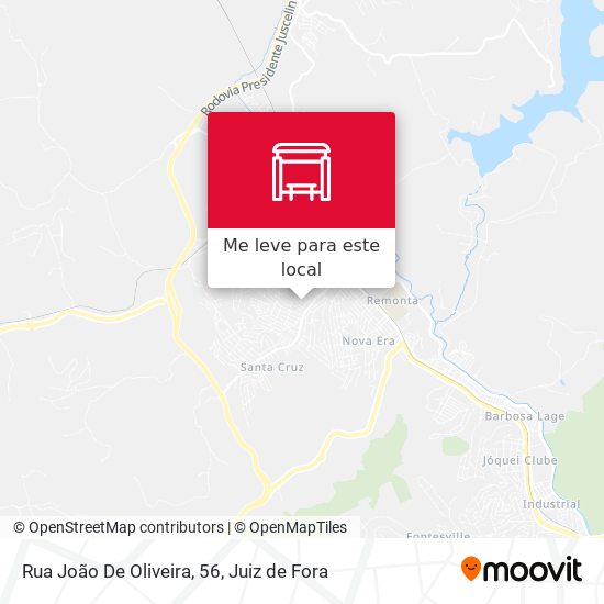Rua João De Oliveira, 56 mapa