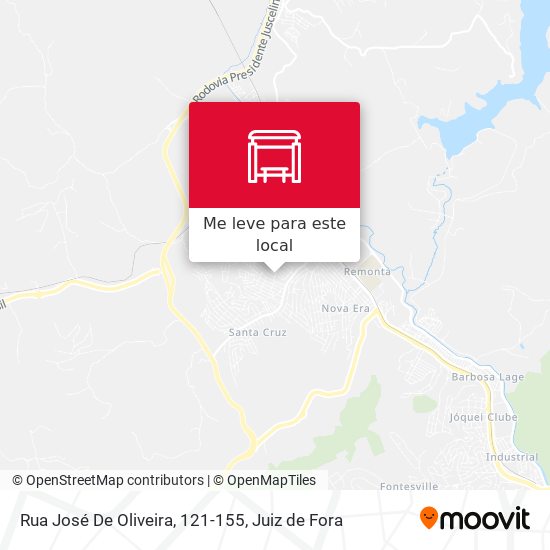 Rua José De Oliveira, 121-155 mapa