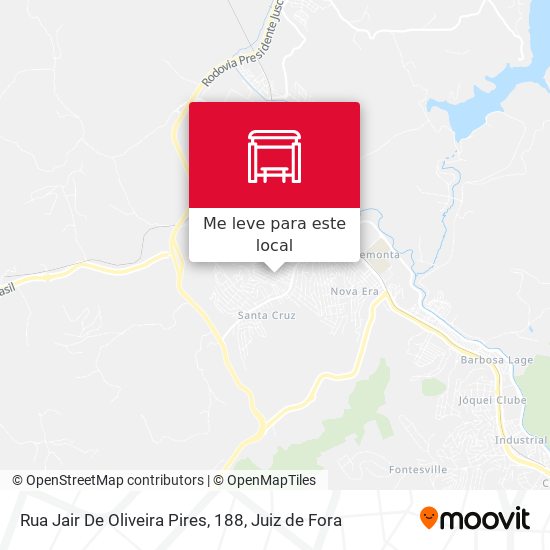 Rua Jair De Oliveira Pires, 188 mapa