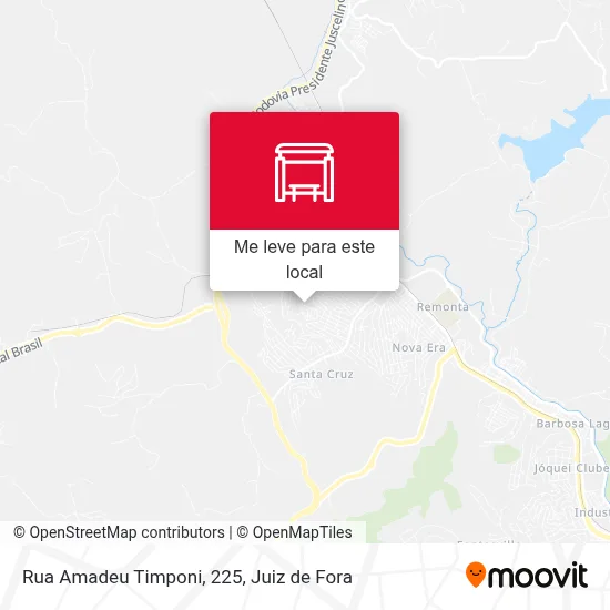Rua Amadeu Timponi, 225 mapa
