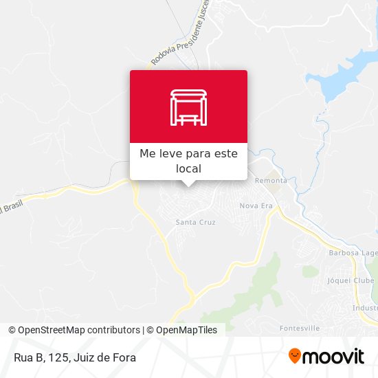 Rua B, 125 mapa