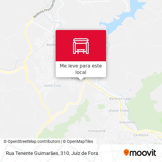 Rua Tenente Guimarães, 310 mapa