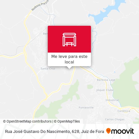 Rua José Gustavo Do Nascimento, 628 mapa