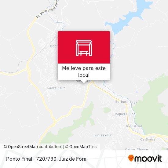 Ponto Final - 720/730 mapa