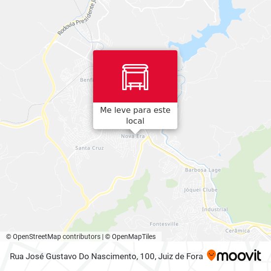 Rua José Gustavo Do Nascimento, 100 mapa