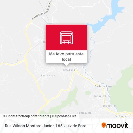 Rua Wilson Mostaro Junior, 165 mapa