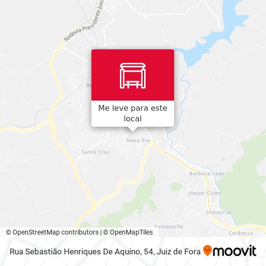 Rua Sebastião Henriques De Aquino, 54 mapa