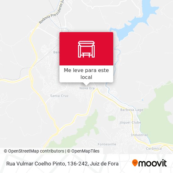 Rua Vulmar Coelho Pinto, 136-242 mapa