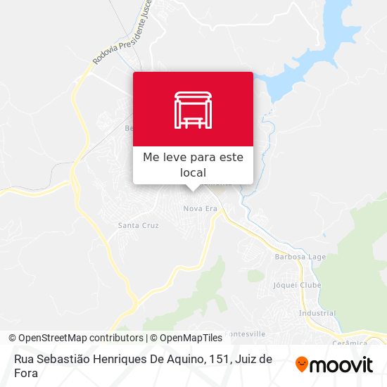 Rua Sebastião Henriques De Aquino, 151 mapa