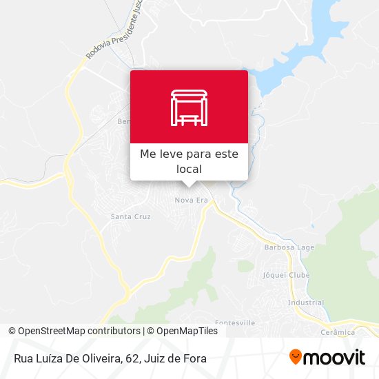 Rua Luíza De Oliveira, 62 mapa