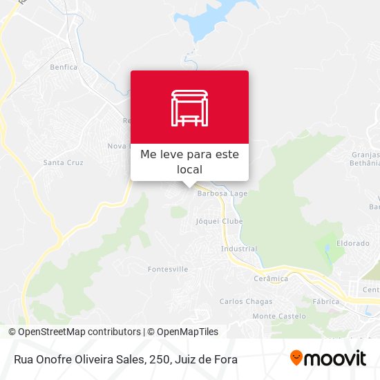 Rua Onofre Oliveira Sales, 250 mapa