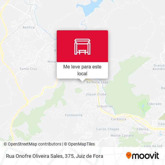 Rua Onofre Oliveira Sales, 375 mapa