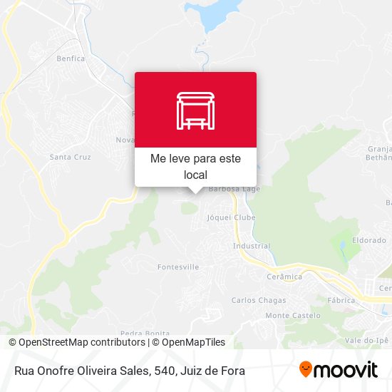 Rua Onofre Oliveira Sales, 540 mapa