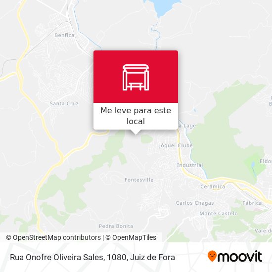 Rua Onofre Oliveira Sales, 1080 mapa