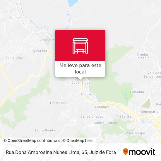 Rua Dona Ambrosina Nunes Lima, 65 mapa