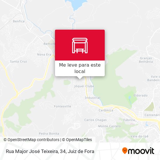 Rua Major José Teixeira, 34 mapa