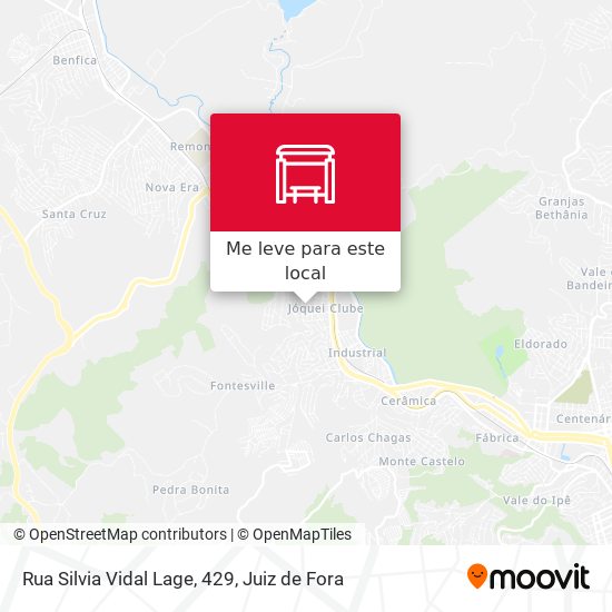 Rua Silvia Vidal Lage, 429 mapa