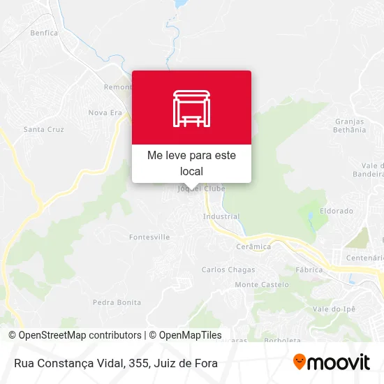 Rua Constança Vidal, 355 mapa