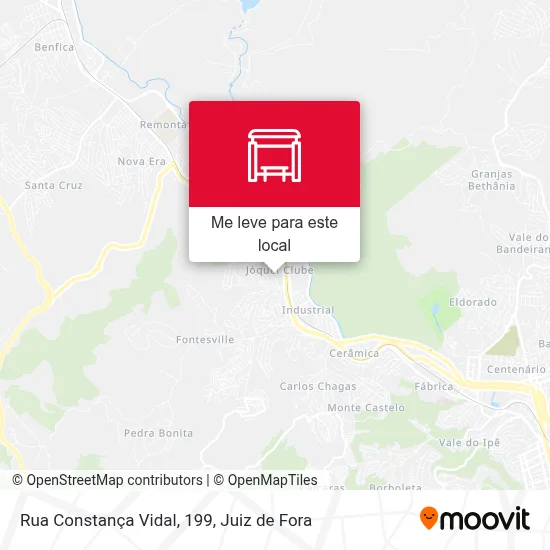 Rua Constança Vidal, 199 mapa