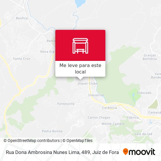 Rua Dona Ambrosina Nunes Lima, 489 mapa