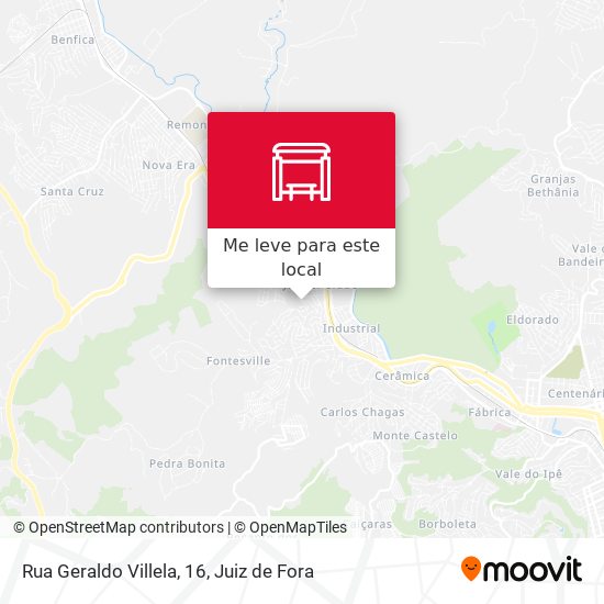 Rua Geraldo Villela, 16 mapa