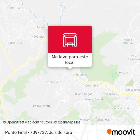 Ponto Final - 709/737 mapa