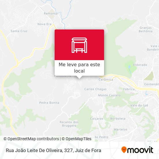 Rua João Leite De Oliveira, 327 mapa