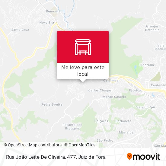 Rua João Leite De Oliveira, 477 mapa