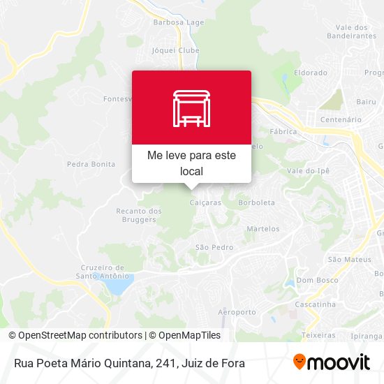 Rua Poeta Mário Quintana, 241 mapa