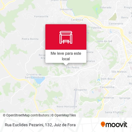 Rua Euclides Pezarini, 132 mapa